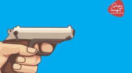 Ilustrasi Pistol.  (Dok. Sapulangit Media Cented/M. RIfai Azhari)