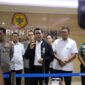 Sejumlah perwakilan pengusaha penggilingan padi dan beras swasta menandatangani purchase order (PO) di Auditorium Utama Kementerian Pertanian (Kementan), Jakarta. (Dok. Kementan)