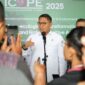 /Wakil Menteri Pertanian (Wamentan), Sudaryono pada acara pembukaan Konferensi Internasional Kelapa Sawit dan Lingkungan atau International Conference of Oil Palm and Environment (ICOPE) 2025. (Dok. Kementan)

