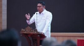 Wakil Menteri Pertanian (Wamentan), Sudaryono  dalam Rapat Koordinasi (Rakor) Teritorial Mabes TNI yang bertajuk Sinergi Akselerasi Swasembada Pangan Nasional di Denma Mabes TNI, Jakarta. (Dok. Kementan)