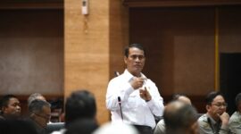6Menteri Pertanian (Mentan), Andi Amran Sulaiman dalam Forum Diskusi Perguruan Tinggi Dengan Mentan dan Mendikti Saintek, di Kanpus Kementan, Jakarta. (Dok. Kementan)