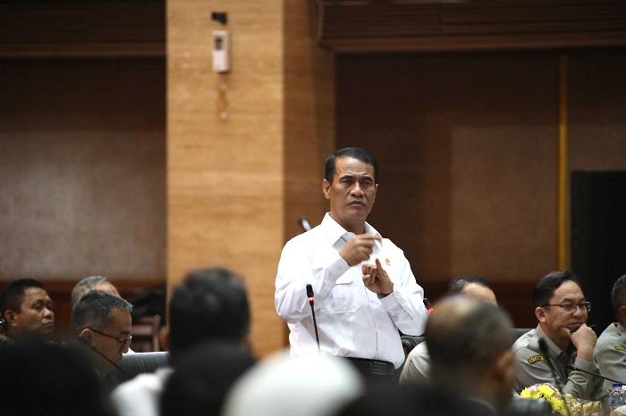 6Menteri Pertanian (Mentan), Andi Amran Sulaiman dalam Forum Diskusi Perguruan Tinggi Dengan Mentan dan Mendikti Saintek, di Kanpus Kementan, Jakarta. (Dok. Kementan)