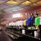 Acara peringatan HUT ke-17 Partai Gerindra yang digelar di Sentul International Convention Center (SICC), Sentul, Bogor. (Facebook.com @Prabowo Subianto)

