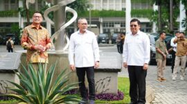 Menteri Koordinator Bidang Pangan , Zulkifli Hasan bersama Kepala Badan Pangan Nasional (Bapanas) Arief Prasetyo Adi. (Dok. Bapanas)