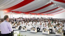Menteri Pertanian Andi Amran Sulaiman Dalam kunjungannya ke Kediri. (Dok. Kementan)
