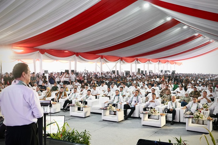 Menteri Pertanian Andi Amran Sulaiman Dalam kunjungannya ke Kediri. (Dok. Kementan)