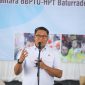 1. Wamentan Sudaryono melepas sapi unggul dari Baturraden untuk mendukung industri susu lokal dan gizi anak bangsa. (Dok. Kementan)
